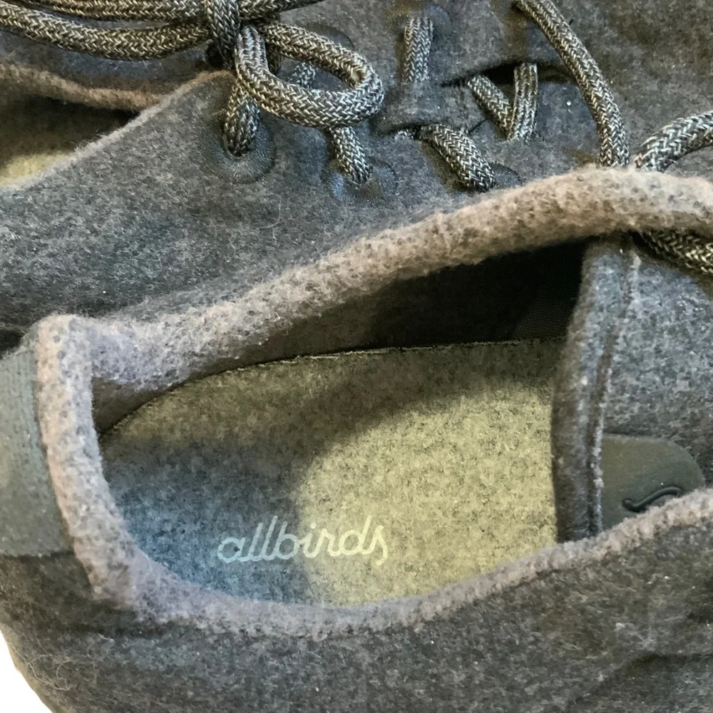 allbirds Men's Charcoal Grey Wool Runners sz 13 - Picture 8 of 9
